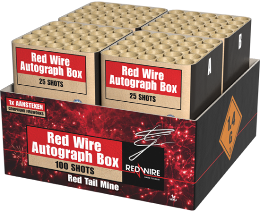 Red Wire Autograph Box